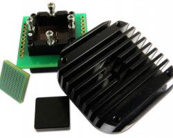 sockets à bande passante 30 GHz pour BGA266 au pas de 0,65 mm Embase